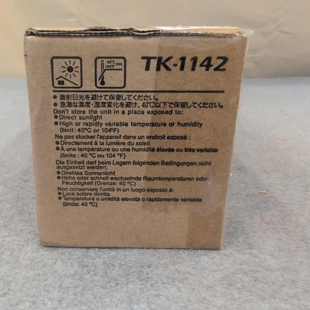 Kyocera TK-1142 Black Toner Kit for ECOSYS M2035dn M2535dn FS-1035MFP 1T02ML0US0 - Picture 2 of 3